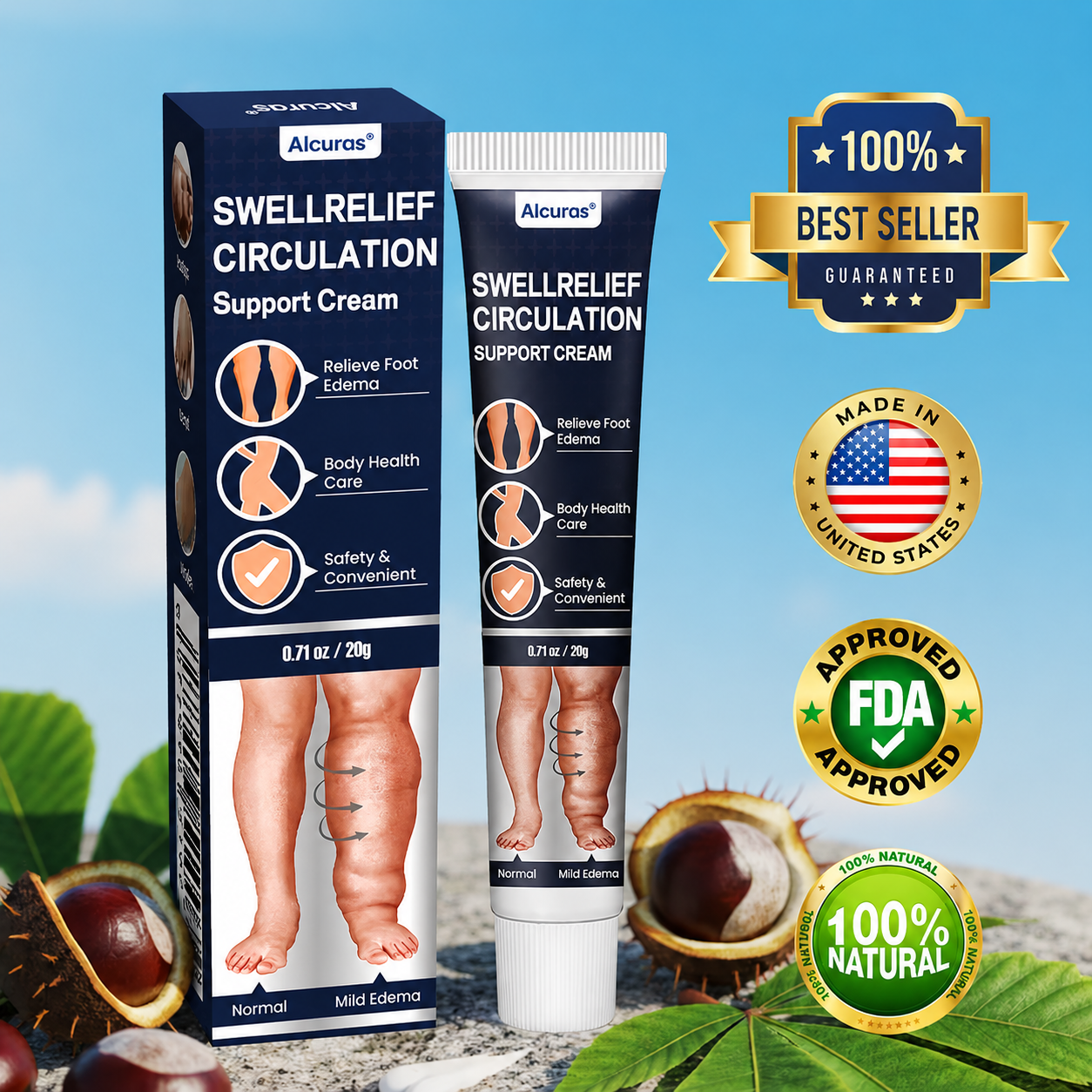 Alcuras® SwellRelief Circulation Support Cream🇺🇸