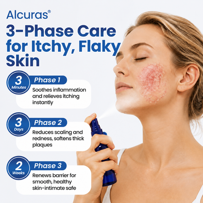 Alcuras®  PsoriaMucin No-Rub Itch & Flake Relief Mist