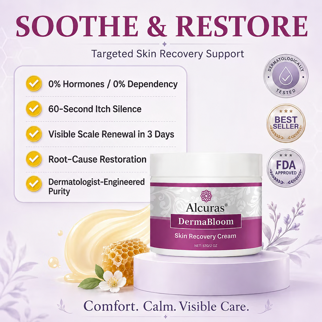 Alcuras® DermaBloom Skin Recovery Cream