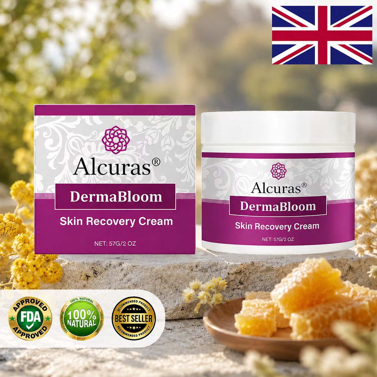 Alcuras® DermaBloom Skin Recovery Cream