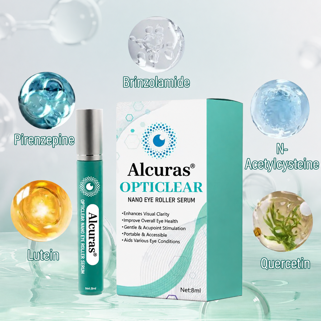 Alcuras®  OptiClear Nano Eye Roller Serum