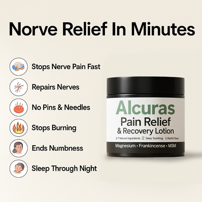 𝑶𝒇𝒇𝒊𝒄𝒊𝒂𝒍 𝑺𝒕𝒐𝒓𝒆 | 𝐀𝐥𝐜𝐮𝐫𝐚𝐬® 𝐍𝐞𝐮𝐫𝐨𝐩𝐚𝐭𝐡𝐲 𝐏𝐚𝐢𝐧 𝐑𝐞𝐥𝐢𝐞𝐟 & 𝐑𝐞𝐩𝐚𝐢𝐫 𝐋𝐨𝐭𝐢𝐨𝐧 (𝐂𝐥𝐢𝐧𝐢𝐜𝐚𝐥𝐥𝐲 𝐈𝐧𝐬𝐩𝐢𝐫𝐞𝐝 · 𝐍𝐞𝐫𝐯𝐞 𝐑𝐞𝐩𝐚𝐢𝐫 𝐅𝐨𝐫𝐦𝐮𝐥𝐚) ✅ 𝐑𝐞𝐥𝐢𝐞𝐯𝐞 𝐍𝐞𝐫𝐯𝐞 𝐏𝐚𝐢𝐧 · 𝐁𝐮𝐫𝐧𝐢𝐧𝐠 · 𝐓𝐢𝐧𝐠𝐥𝐢𝐧𝐠