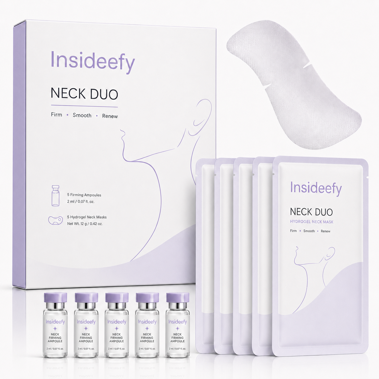 Insideefy™ NECK DUO-Fine Line Care Firming Neck Mask