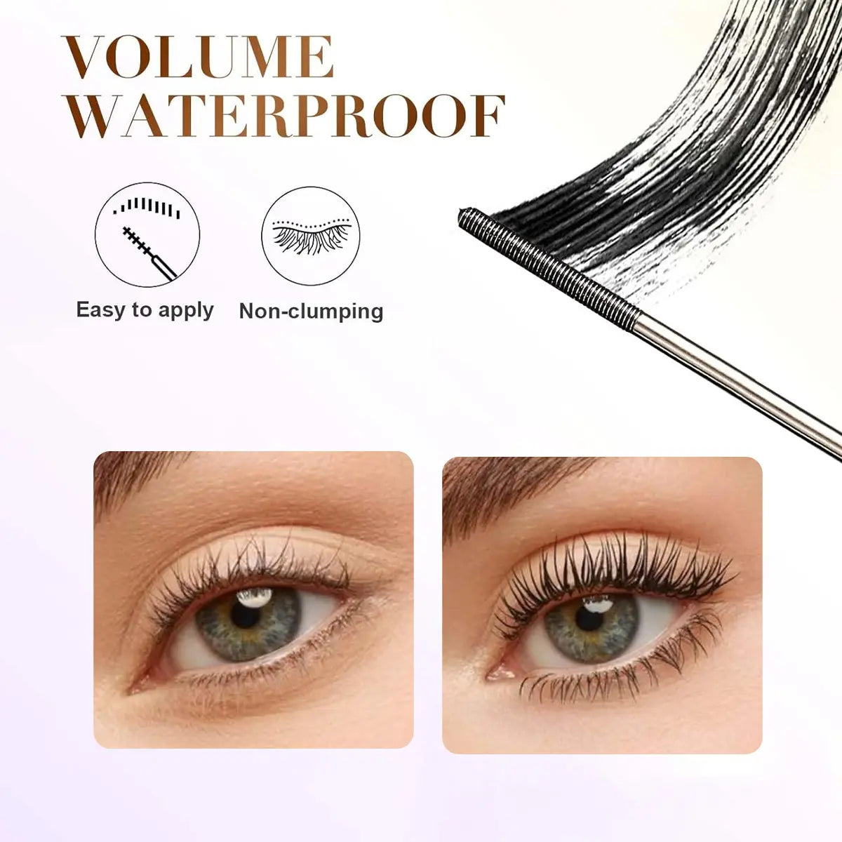 Lengthening And Curling Long-lasting Mascara, Waterproof & Sweatproof