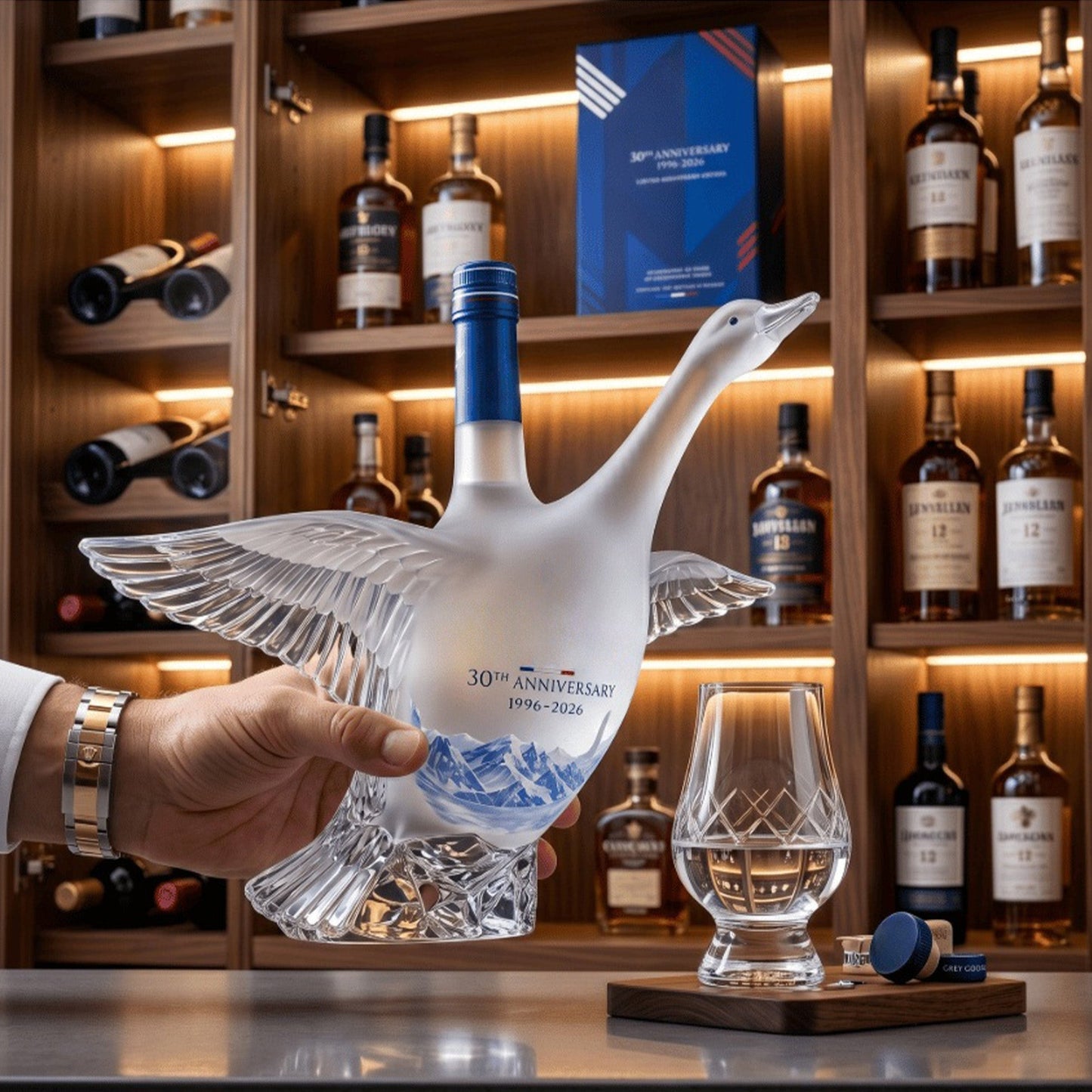 🔥HOT SALE 55% OFF🔥 30th Anniversary 3D Sculpted Vodka Bottle