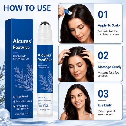 Alcuras® RootVive Hair Growth Serum Roll-On