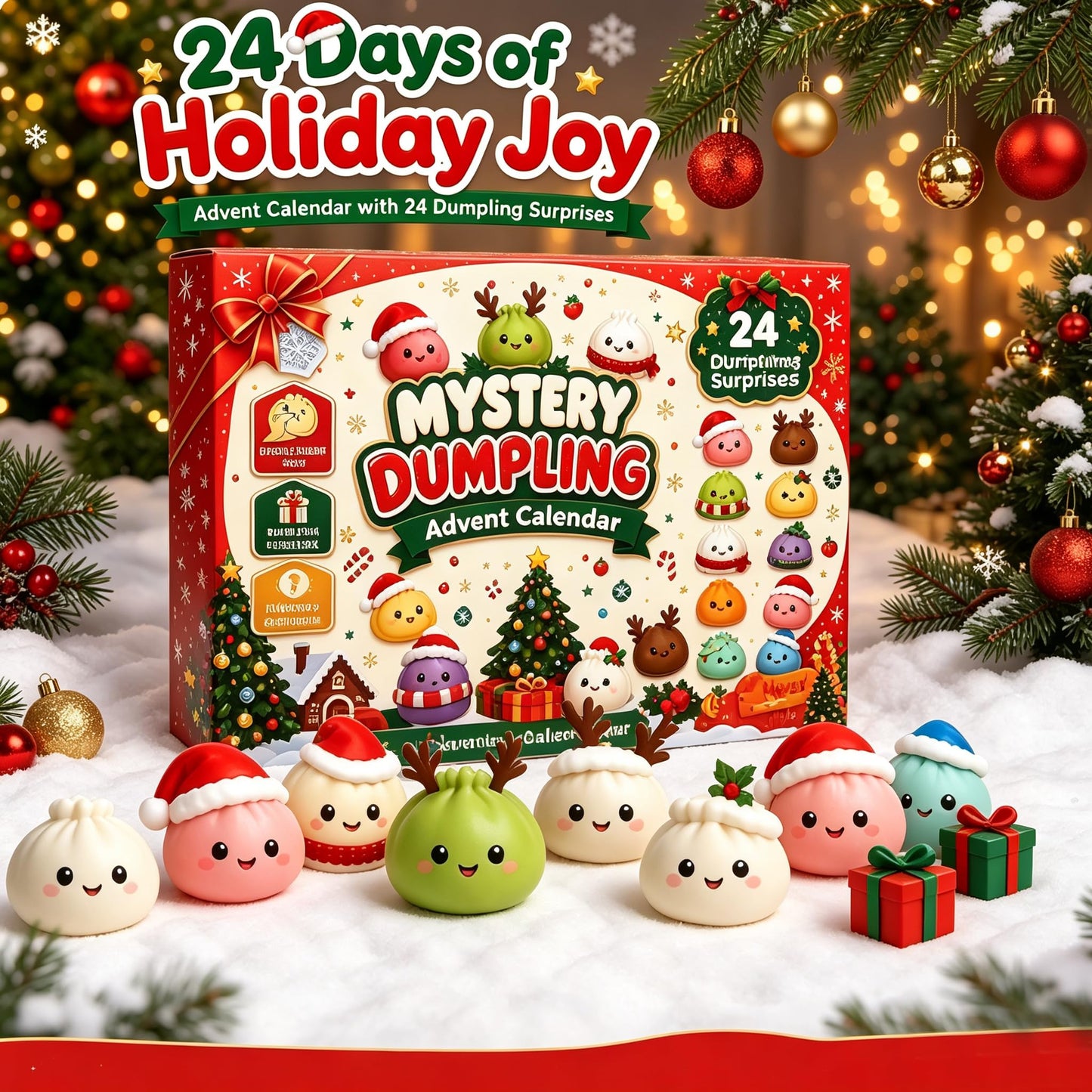 Christmas Squishies Advent Calendar 2026
