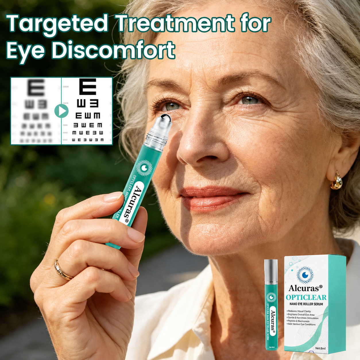 Alcuras®  OptiClear Nano Eye Roller Serum