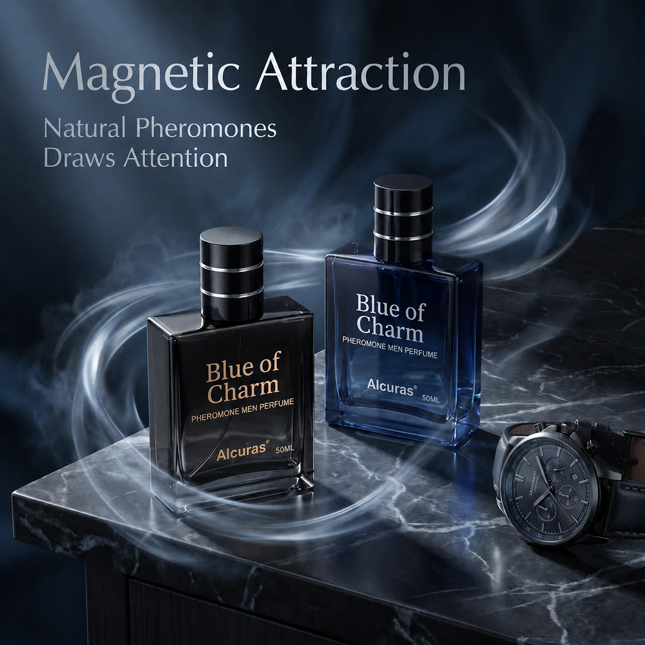 Alcuras®  Pheromone Perfume | Boost Personal Charm for First Date & Social Occasions Long Lasting Scent