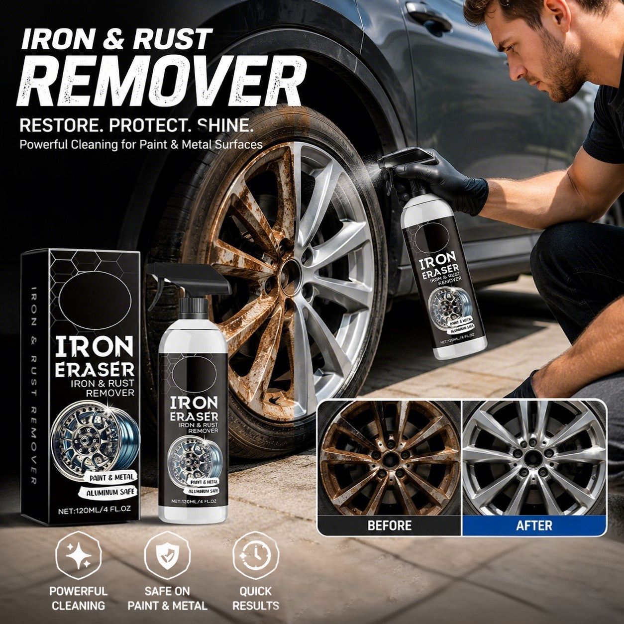 🔥HOT SALE 50% OFF🔥Car Rust Remover Cleaner Spray