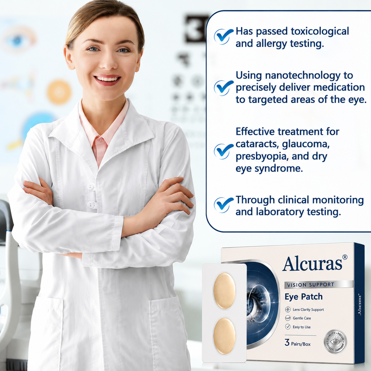 Alcuras® Vision Support Eye Patch👁️✨