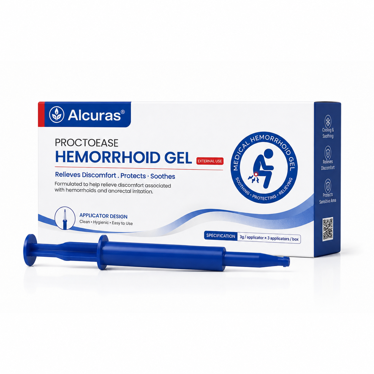 Alcuras® ProctoEase Hemorrhoid Gel.