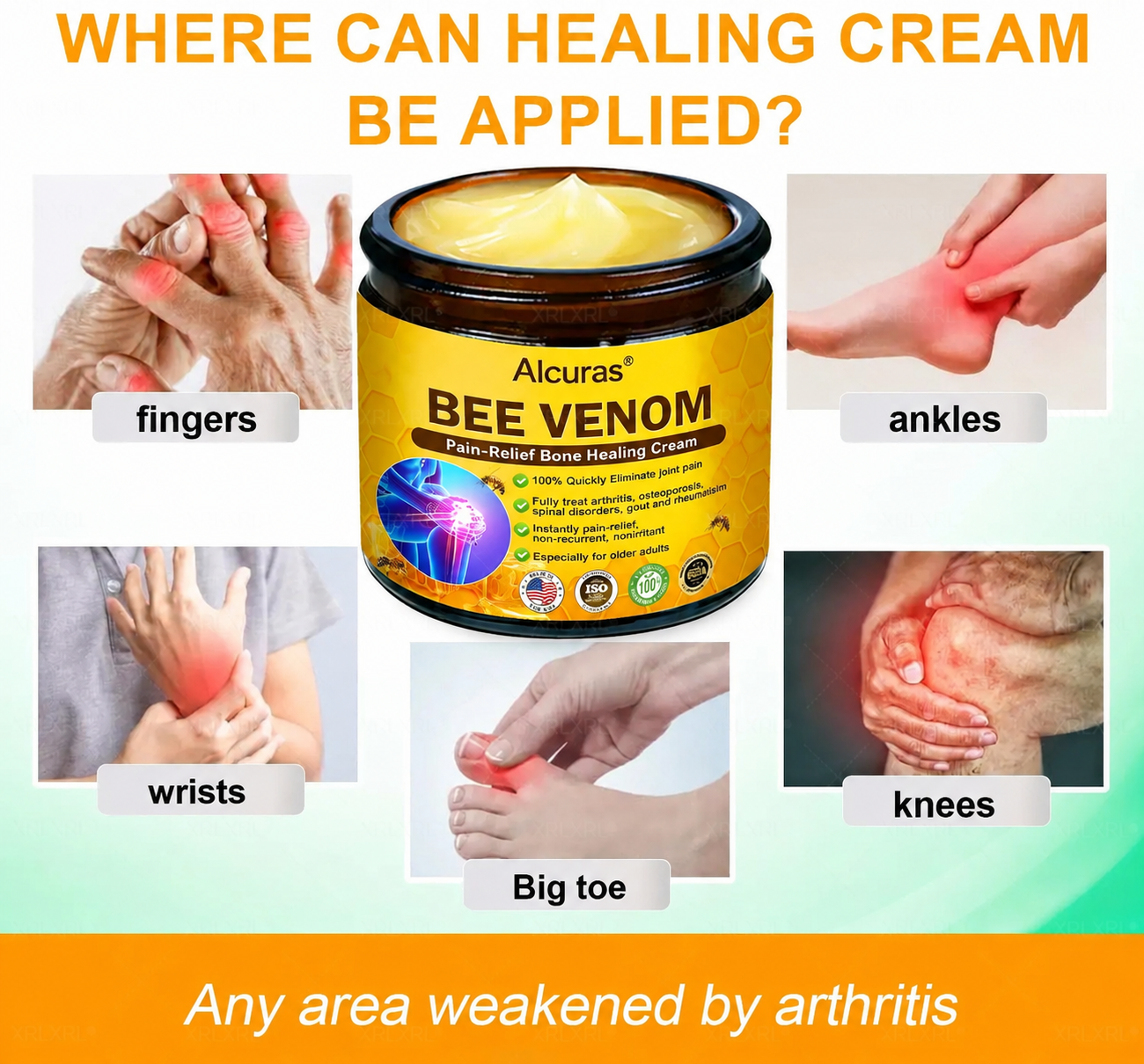 Alcuras® Bee Venom Pain-Relief Bone Healing Cream 🇺🇸(Specially for older adults)
