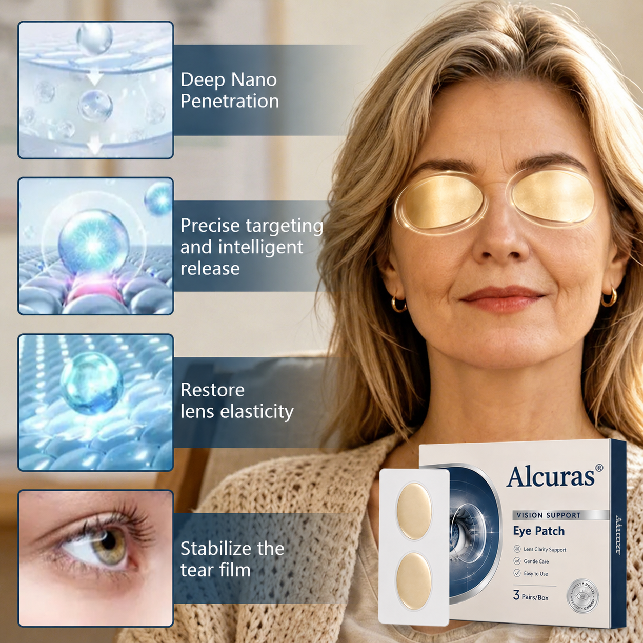 Alcuras® Vision Support Eye Patch👁️✨