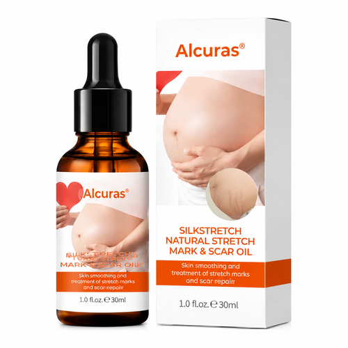 Alcuras® SilkStretch Natural Stretch Mark & Scar Oil ( Imported )