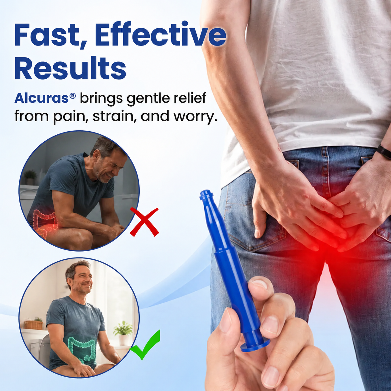 Alcuras® ProctoEase Hemorrhoid Gel.
