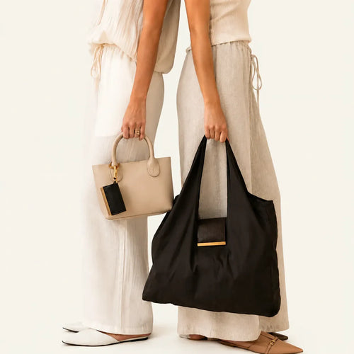 NumerostyTM Varelli Charm Transformable Bag – Stylish Vegan Leather Tote & Keychain Charm