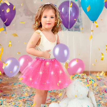 Final Clearance!🌟 Princess Glow LED Skirt | Soft, Safe & Stretchy for All-Day Play– Last Chance at This Price!