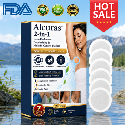 Alcuras® 2-in-1 Nano Underarm Deodorizing & Melanin-Control Patches