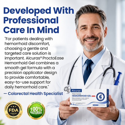 Alcuras® ProctoEase Hemorrhoid Gel.