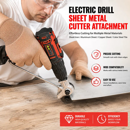 🔩 Metal Shear Drill Attachment