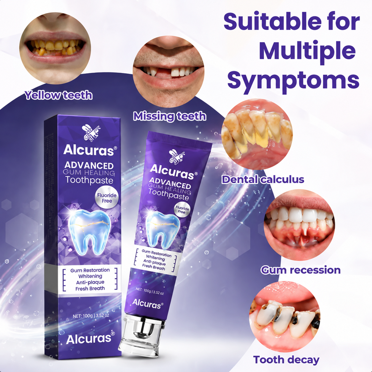 Alcuras® Advanced Gum Healing Toothpaste