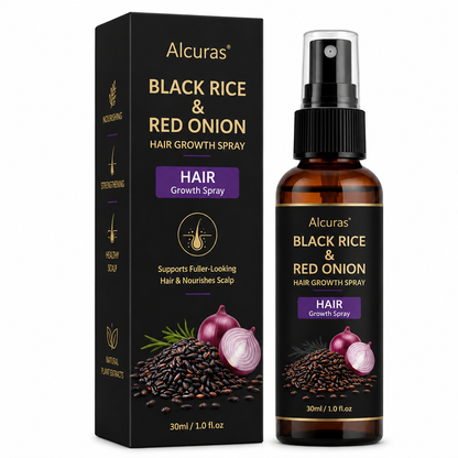 🔥Alcuras® Black Rice & Red Onion Hair Growth Spray