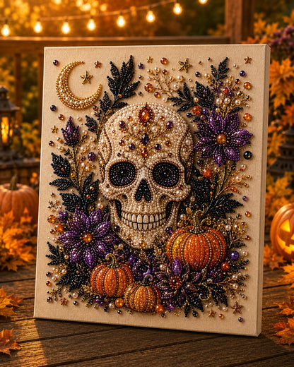 🔥HALLOWEEN SALE 👻✨ Halloween Pearl Art DIY Kit – Turn Tiny Pearls into Spooky-Cute Magic
