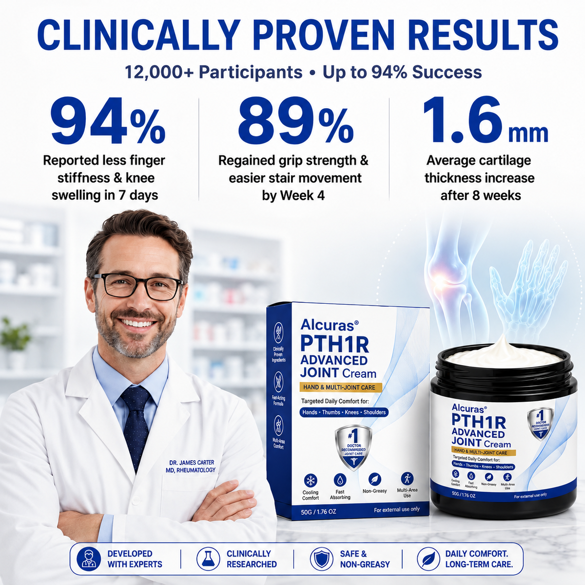 🍁Alcuras® PTH1R Arthritis Joint Cream