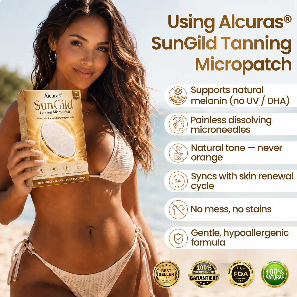 Alcuras®  SunGild Glow Patch