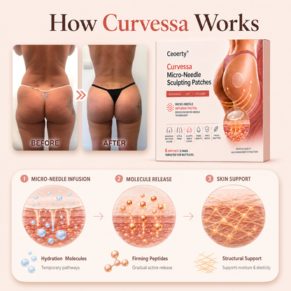 Alcuras® Curvessa Micro-Needle Sculpting Patches