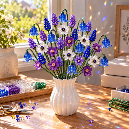 🌷Beaded Wildflower Bouquet Kit DIY