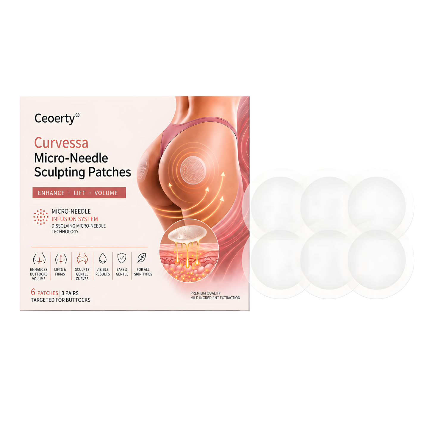 Alcuras® Curvessa Micro-Needle Sculpting Patches