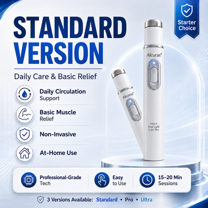 💪Advanced Acoustic Shockwave Therapy restores penile tissue health to enhance rise rigidity, stamina, and male performance confidence, relieving muscle pain, joint stiffness, tendon discomfort📈
