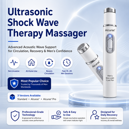 💪Advanced Acoustic Shockwave Therapy restores penile tissue health to enhance rise rigidity, stamina, and male performance confidence, relieving muscle pain, joint stiffness, tendon discomfort📈