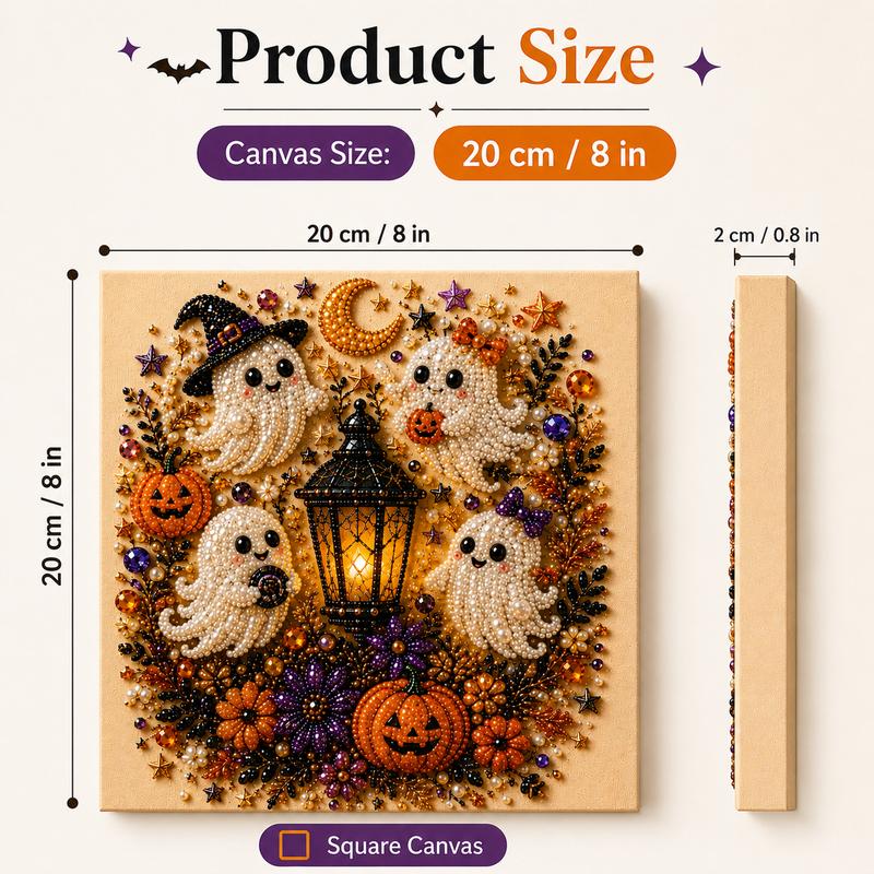 🔥HALLOWEEN SALE 👻✨ Halloween Pearl Art DIY Kit – Turn Tiny Pearls into Spooky-Cute Magic