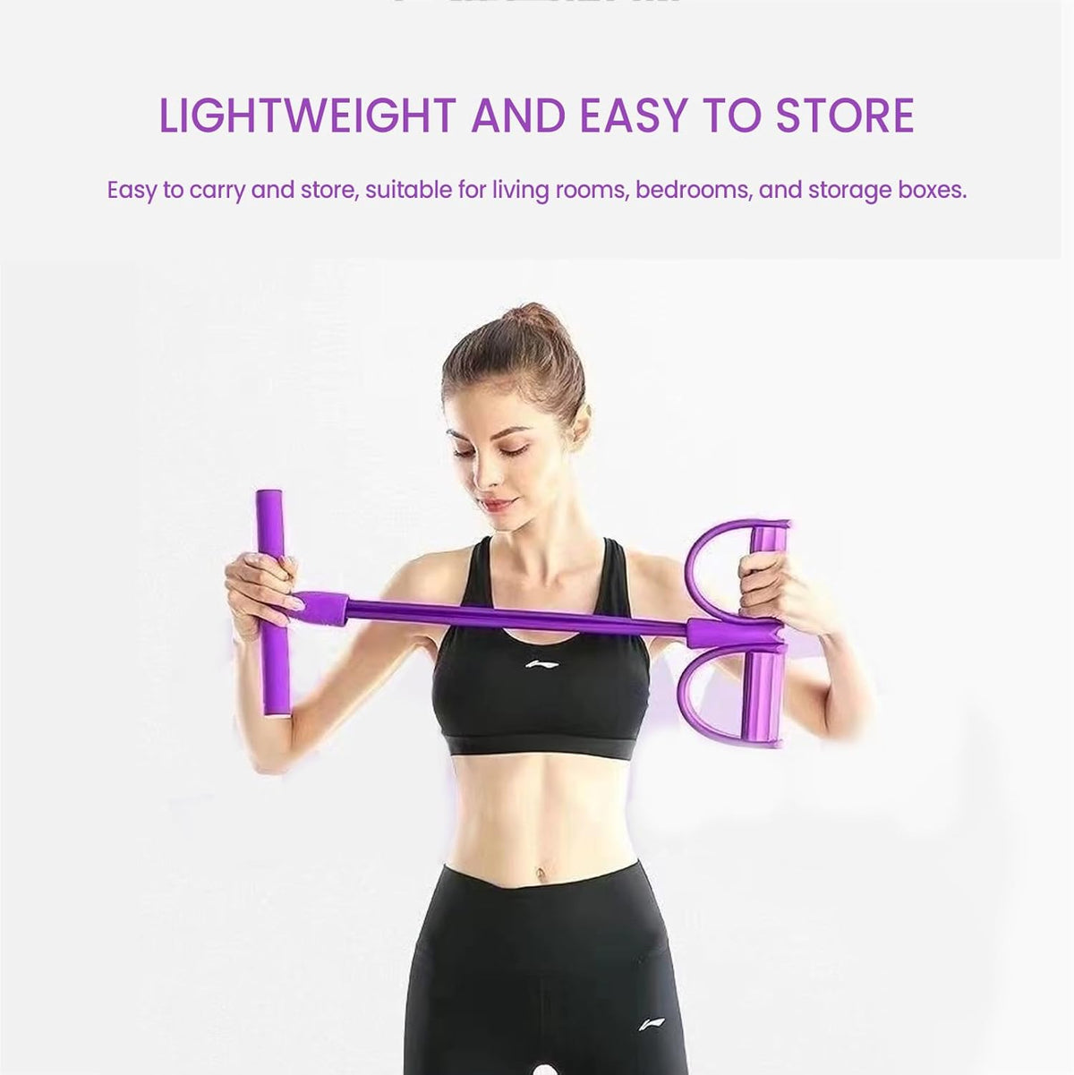 💥 2026 Latest 8-Tube Pedal Resistance Device 💪 Portable Home Workout Fitness Equipment