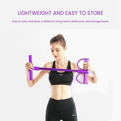 💥 2026 Latest 8-Tube Pedal Resistance Device 💪 Portable Home Workout Fitness Equipment