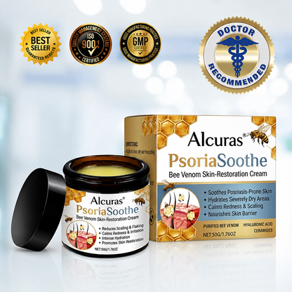 Alcuras® PsoriaSoothe Bee Venom Skin-Restoration Cream