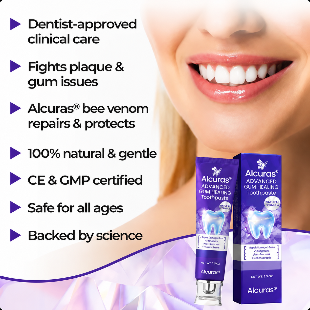 Alcuras® Advanced Gum Healing Toothpaste