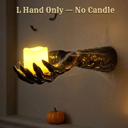 👻Gothic Hand Wall Candle Holders – 🎃Halloween Decor