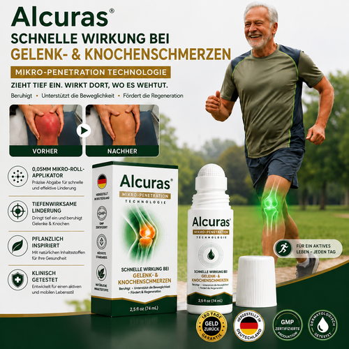 Alcuras® 0,05 mm Mikro-Nadel-Roller zur Unterstützung der Knochen- und Gelenkregeneration (0.05mm)