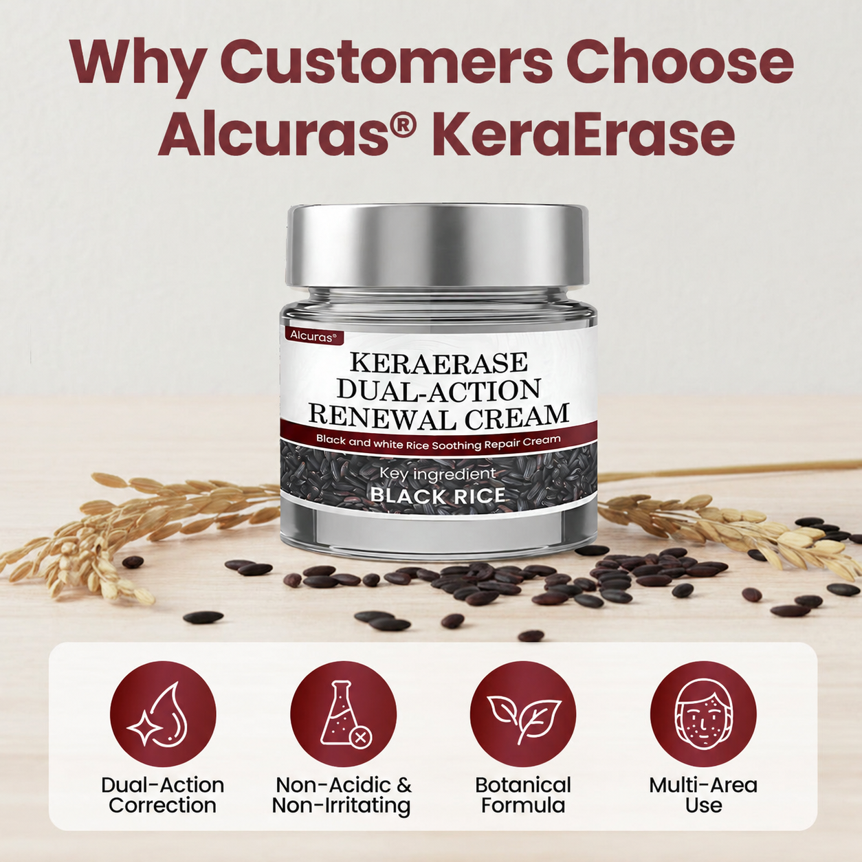 Alcuras® KeraErase Dual-Action Renewal Cream