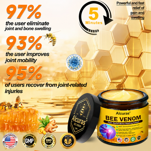 Alcuras® Bee Venom Pain-Relief Bone Healing Cream 🇺🇸(Specially for older adults)