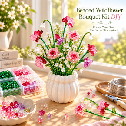 🌷Beaded Wildflower Bouquet Kit DIY