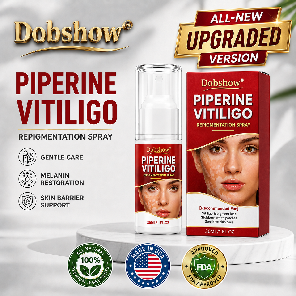 🔥100K+ SOLD | Alcuras® Advanced Piperine Vitiligo Repigmentation Spray — 👨‍⚕️✅Upgraded Steroid-Free Botanical Formula