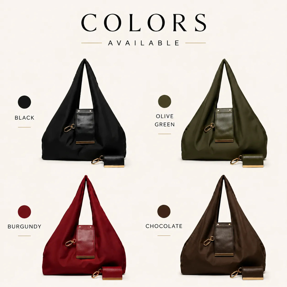 NumerostyTM Varelli Charm Transformable Bag – Stylish Vegan Leather Tote & Keychain Charm