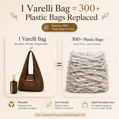 NumerostyTM Varelli Charm Transformable Bag – Stylish Vegan Leather Tote & Keychain Charm