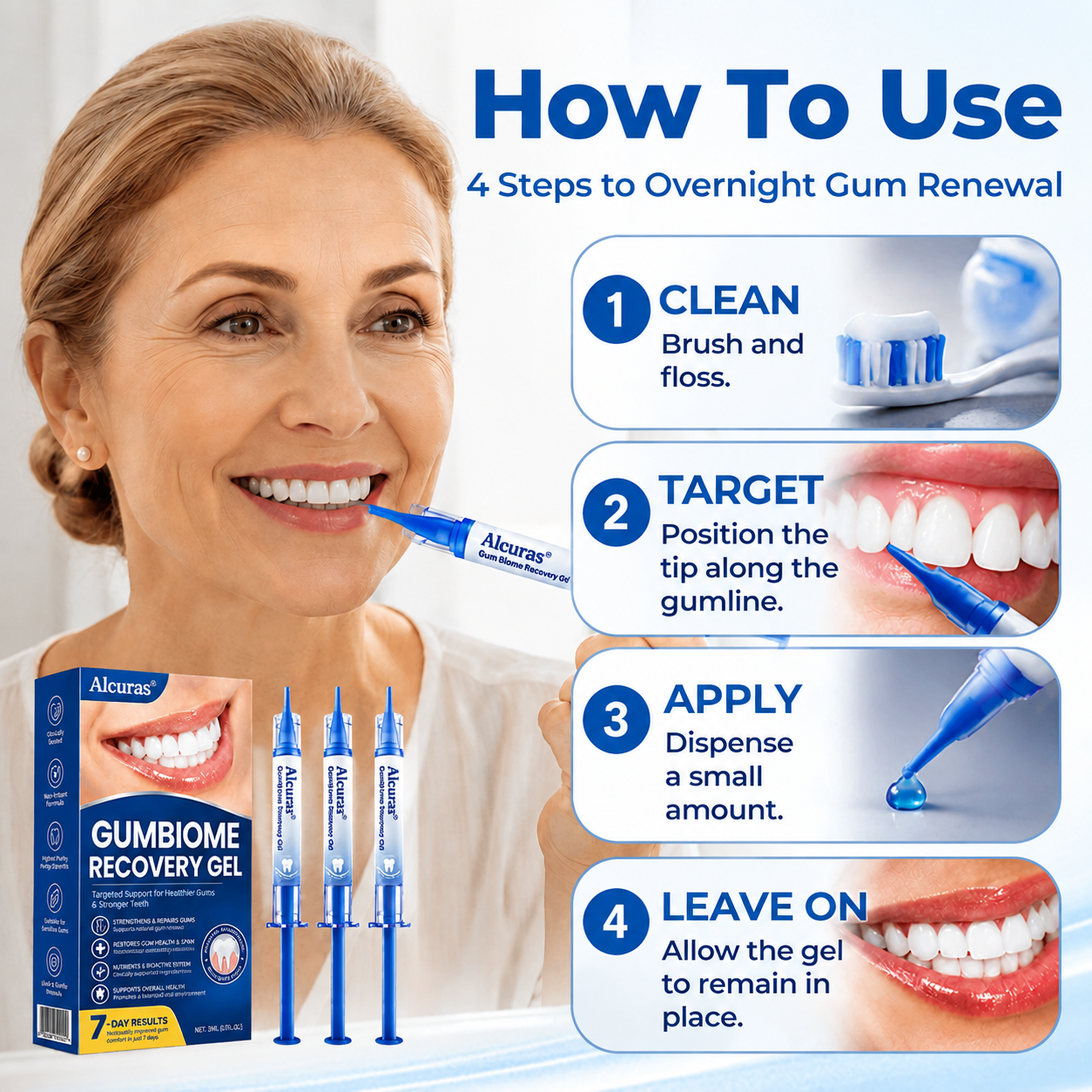 Alcuras® GumBiome Recovery Gel