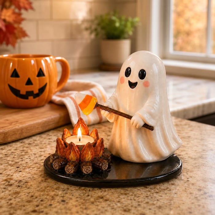 🔥LAST DAY 49% OFF💥Halloween Campfire Tealight Holder